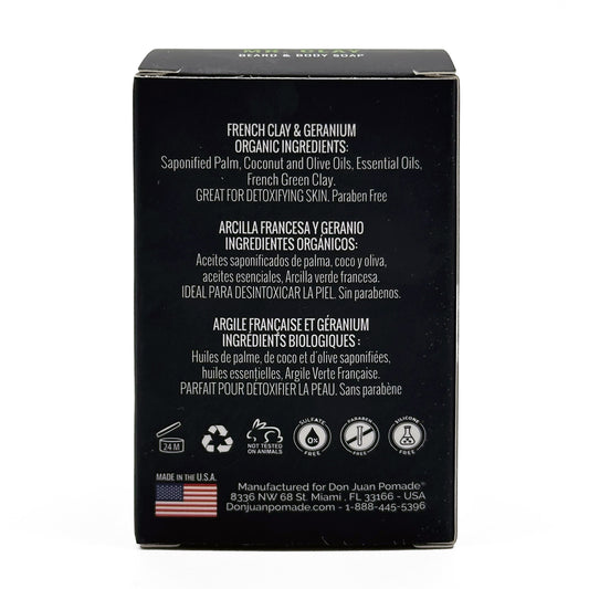 Jabón para Cara y Barba Mr. Clay 3.75 oz